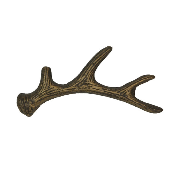 Cast Iron Antler Drawer Pull - Bronze