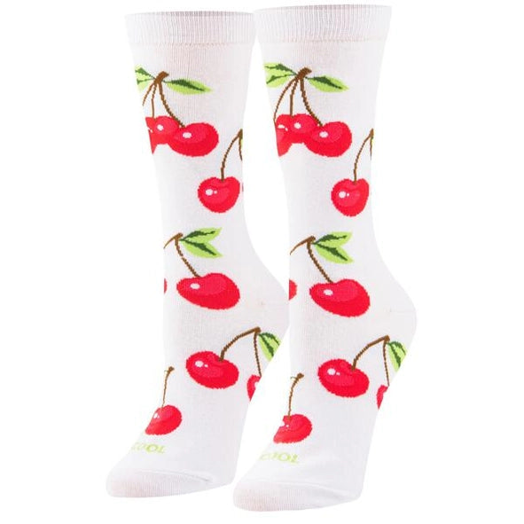 Cherry Womens Crew Socks