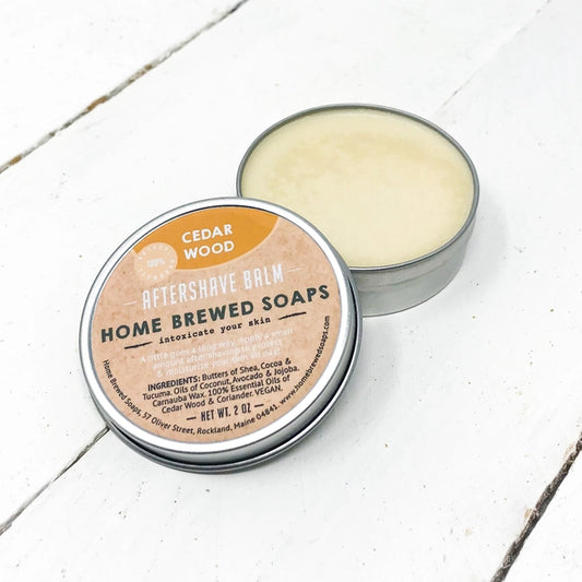 Home Brewed Soaps Aftershave Balm Cedar Wood