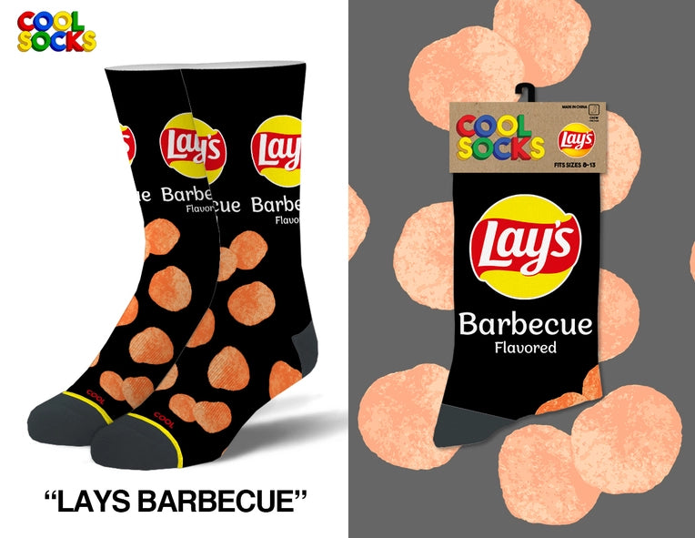 Lay's Barbecue Flavored Men's Crew Socks
