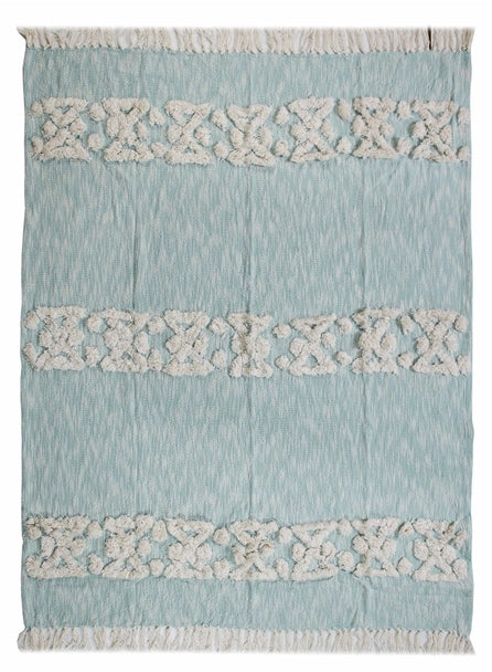 Handmade Throw Partly Cloudy Blanket