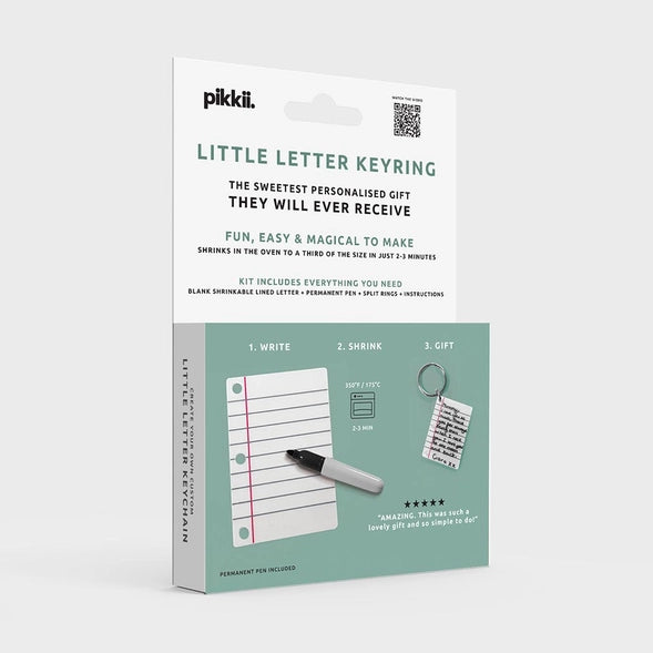 Little Letter Shrink Keyring | Personalized Gift