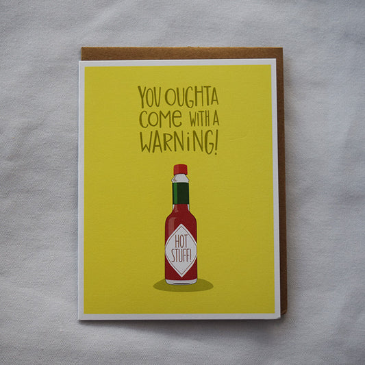 Hot Sauce Anniversary Card