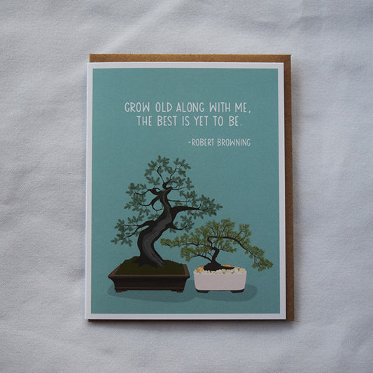 Bonsai Anniversary Card