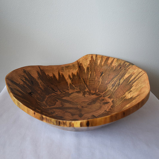 Hand-Carved Small Maple Wooden Bowl